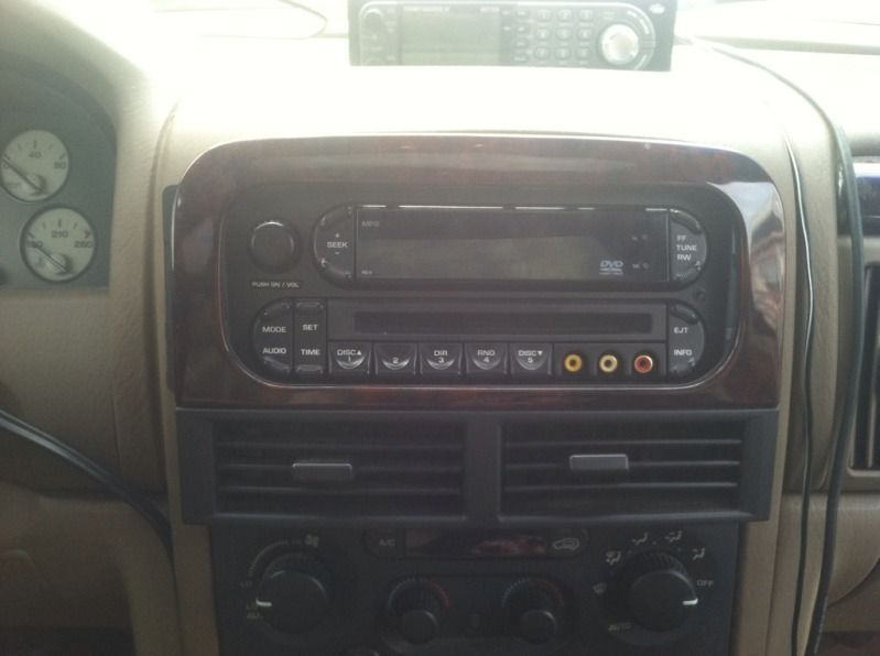 chrysler pacifica rev DVD radio in WJ